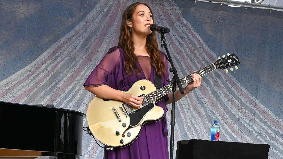 FIJI Water At A Very Laufey Day 2025 LOS ANGELES, CALIFORNIA - AUGUST 24: Laufey performs onstage with FIJI Water at A Very Laufey Day 2025 at Los Angeles Grand Park on August 24, 2025 in Los Angeles, California. (Photo by Michael Kovac/Getty Images for FIJI Water)